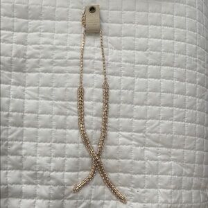 Anthropologie Gold-Tone Chain Necklace